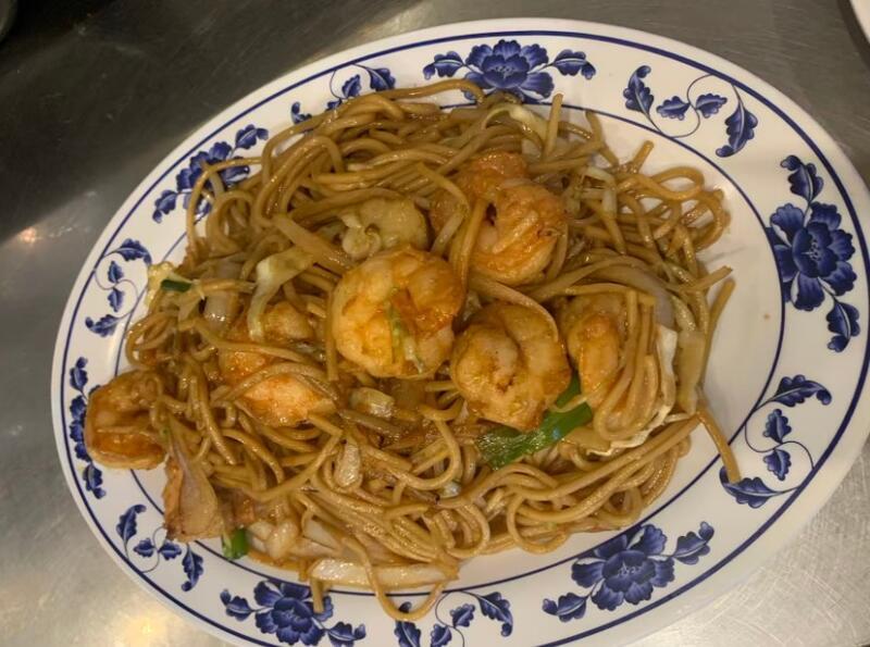 Shrimp Lo Mein | 虾捞面